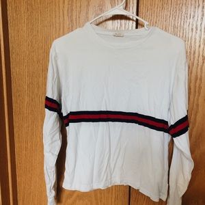 White Striped Long Sleeve